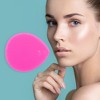 Unique Bargains Silicone Facial Cleansing Brush with Suction Cup 3.23"x2.76"x1.5" 1 Pc - 2 of 4