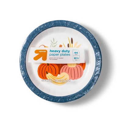 Fall Disposable Plate 8.5" - Pumpkins - 44ct - up & up™