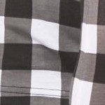 plaid black & white