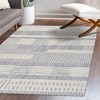 Kerstin Geometric High-Low Area Rug - JONATHAN Y - 4 of 4