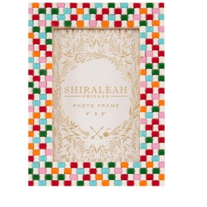 Shiraleah Viva 4" X 6" Multicolor Mosaic Picture Frame - 1 of 4