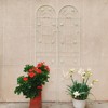 XINGHANZHENXUAN 2 Pack Metal Garden Trellis, Rustproof Trellis for Climbing Plants Outdoor Flower Support - 2 of 4