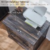 SinCiDo Farmhouse 2 Drawer File Cabinet, 30" Office Storage Cabinet w/Hanging Folders Holds A4 Letter Legal Files Size - 4 of 4