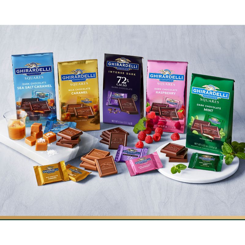 Ghirardelli Dark Chocolate Mint Candy Squares - 6.38oz, 6 of 8