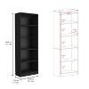 NicBex Bookcases for Home Office 3 Piece Bookcase Set 60" Wide Storage Cabinet Bookshelf with 14 Shelves for Living Room and Bedroom - 4 of 4