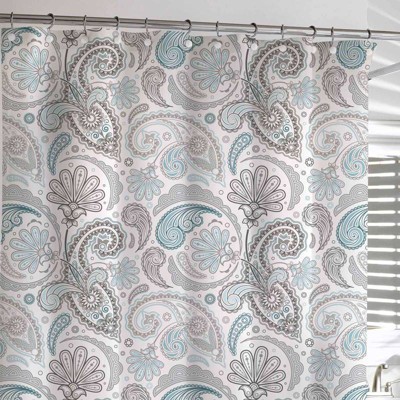 Paisley Shower Curtain Target, Turquoise And Brown Paisley Shower Curtain