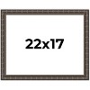 PosterPalooza | 22x17 Modern Bamboo Picture Frame, UV Acrylic, 5 Finishes - 2 of 4