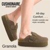 CUSHIONAIRE Women's Granola Genuine Suede Cork Footbed Platform Clog, +Comfort, Wide Widths Available - 4 of 4