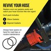 Mission Automotive [8 Pack] RV Sewer Hose Replacement Gaskets for Camco RhinoFLEX/Revolution/Easy-Slip - Equivalent to 39834 - 3 of 4