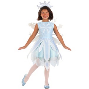 HalloweenCostumes.com Girl's Shimmering Snowflake Costume | Costumes for Girls - 1 of 4