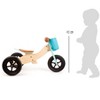 Legler USA: Training Balance Bike with Trike 2-in-1 Max Blue, Ages 1+ - 3 of 4