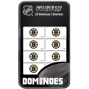 MasterPieces Officially Licensed NHL Boston Bruins 28 Piece Dominoes Game for Adults - 1 of 4