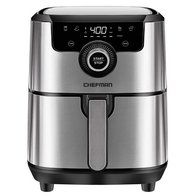  Chefman 4.5qt Air Fryer - Silver 