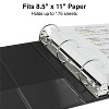 Staples Simply Light-Use 1-Inch Round 3-Ring Non-View Binder Black (26645) 1337657 - 3 of 4