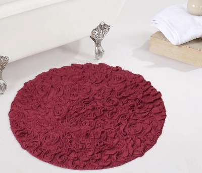 Bell Flower Collection Cotton Floral Pattern Tufted Bath Rug - Home Weavers