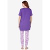 Dreams & Co. Women's Plus Size Graphic Tunic PJ Set - image 3 of 4