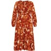 Women's Plus Size Jayden Print Dress - amber | CITY CHIC - 4 of 4