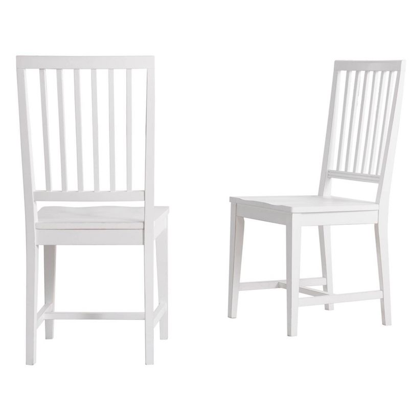 Set of 2 Vienna Wood Dining Armless Chairs - Alaterre Furniture, 4 of 20