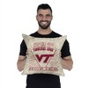 NCAA Virginia Tech Hokies 26 x 26 Woven Tapestry Pillow - 4 of 4