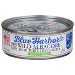 Blue Harbor Solid Albacore Tuna in Water No Salt Added - 4oz