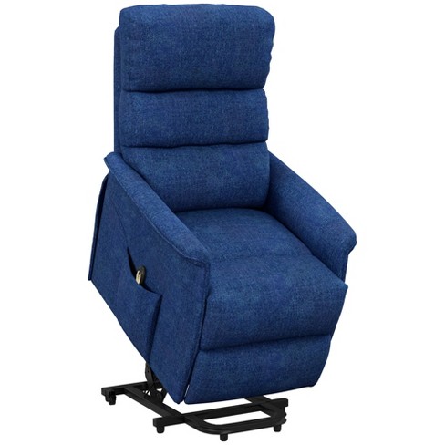 HOMCOM Power Lift Recliner Chair with Remote Control Side Pocket