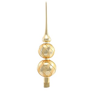 Sbk Gifts Holiday Champagne Swirl Tree Topper 15.00 Inch, Glass - Christmas Elegance Twist Gold 522252238CHAMPAGNE 15.0 Inch Champagne Swirl Tree - 1 of 3