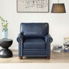 NicBex 35.83 Inch Modern Faux Leather Single Sofa with Wood Legs for Living Room,Office,Apartment - 2 of 4
