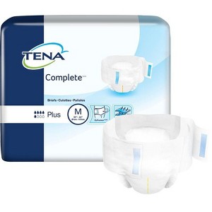 TENA Complete Incontinence Briefs, Moderate Absorbency, Unisex - 1 of 3