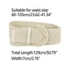 Allegra K Women's Wide Woven Waist Belts Braided Belts for Dress Chunky Buckle 23.62-35.43" - 3 of 4