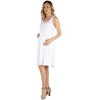 Maternity A-Line Slim Fit and Flare Dress - 24seven Comfort Apparel™ - 2 of 4