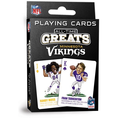 MasterPieces Officially Licensed NFL Minnesota Vikings Playing Cards - 54  Card Deck for Adults