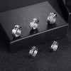 Stainless Steel Spinner Ring - Moon, Star & Floral Anxiety Relief Ring for Women & Men - 4 of 4