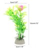 Unique Bargains Aquarium Plastic Plants for Fish Tank Landscape Decoration 2 Pcs Green - 4 of 4