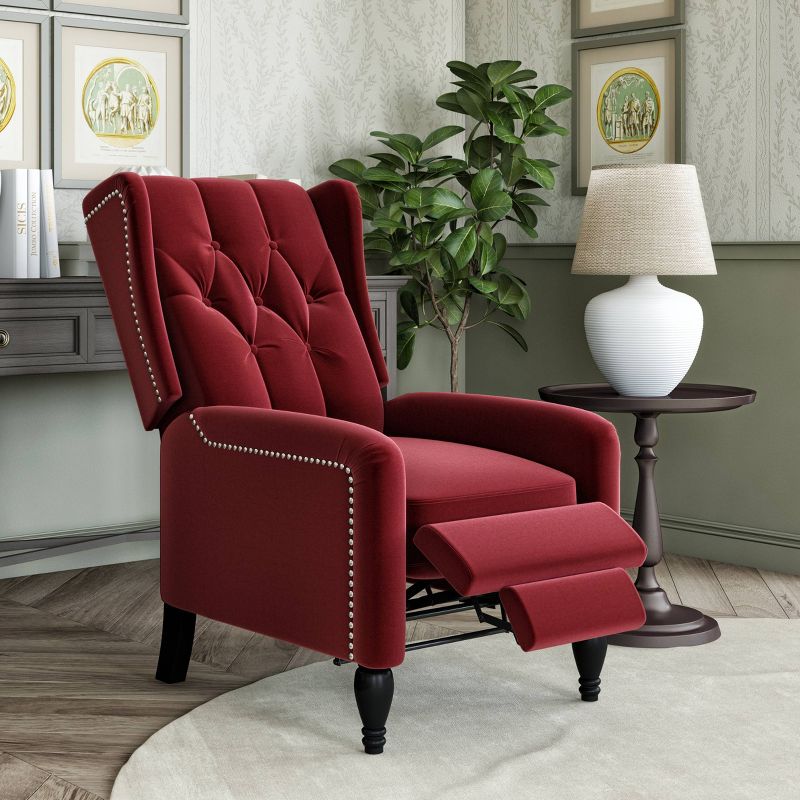 Drea Wingback Pushback Recliner Chair - ProLounger, 5 of 9