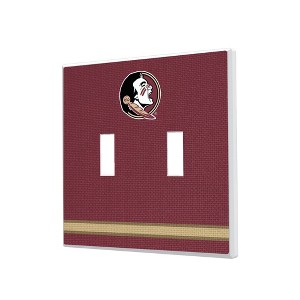 NCAA ACC Universities Stripe Hidden-Screw Light Switch Plate for Double Toggle - 1 of 4