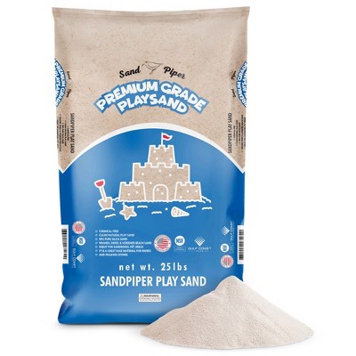 SandPiper Premium Grade Multi-Use Play Sand with Chemical Free Formula for Sandboxes, Pet Areas, Pavers, and Walking Stones