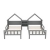 YOOCOZZ Twin Size Platform Bed with House-Shaped Headboard and Built-In Nightstand - 3 of 4