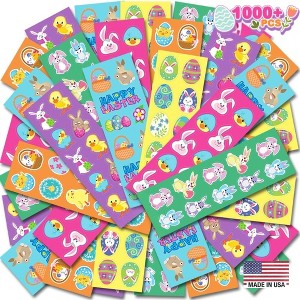 ArtCreativity Bulk Assorted Easter Themed Stickers - 100 Sheets with Over 1000 Stickers - 1 of 4