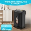 Dexmalle Crosscut Paper Shredder for Home and Office,Black - 2 of 4