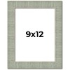 PosterPalooza | Photo Size Sculpted Blue Picture Frame - UV Acrylic, Foam Board Backing, Hanging Hardware - 2 of 4