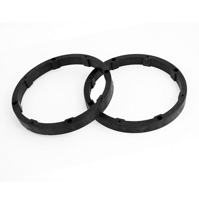 Unique Bargains Auto Plastic Speaker Spacers Black 6.5" Dia 2 Pcs
