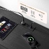 12-Drawer Fabric Dresser, 63 inch Extra-Long TV Stand Media Console with LED Lights, Sturdy Metal Frame Storage Organizer for Bedroom Living Room - 4 of 4
