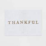 20"x30" 'Thankful' Bath Rug White - Threshold™