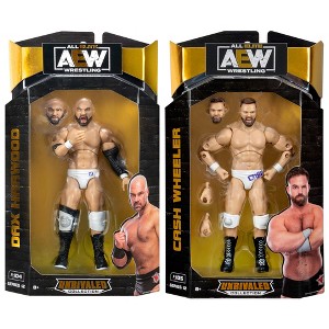 AEW Unrivaled 12 Set of 2 Package Deal FTR Action Figures - 1 of 3