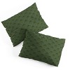 Deny Designs Twin/ Twin Extra Long Caroline Okun Mossy Green Bulbs Comforter and Pillow Sham Green - 4 of 4