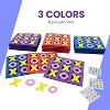 Foam Tic Tac Toe Game [24 Pack] for Kids Individually Wrapped Party Favors, Goody Bag Fillers, Classroom Valentines Day Gifts for Kids - image 4 of 4