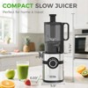 OSTBA Juicer Machines, Cold Press Juicer For Whole Vegetables and Fruits, Easy to Clean for Batch Juicing - 2 of 4