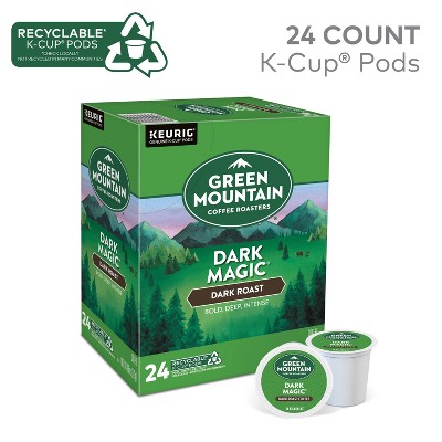Green Mountain Dark Magic Bold Deep Intense Dark Roast Coffee Pods