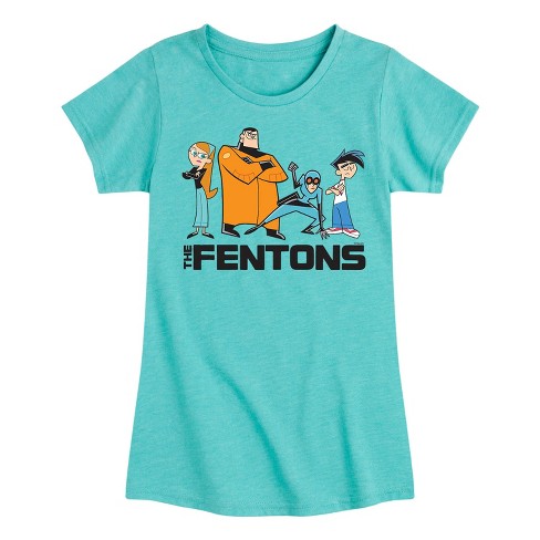 Girls' - Danny Phantom - The Fentons Fitted Short Sleeve Graphic T-Shirt - image 1 of 2