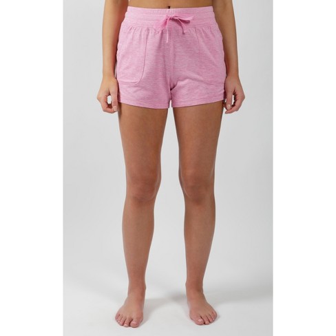 90 Degree By Reflex Super Soft Cationic Heather Lounge Shorts - Heather ...